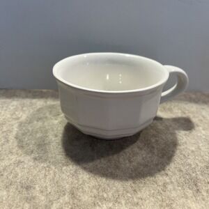 Pfaltzgraff Heritage White Stoneware Replacement Flat Cup, Beautiful & Useful